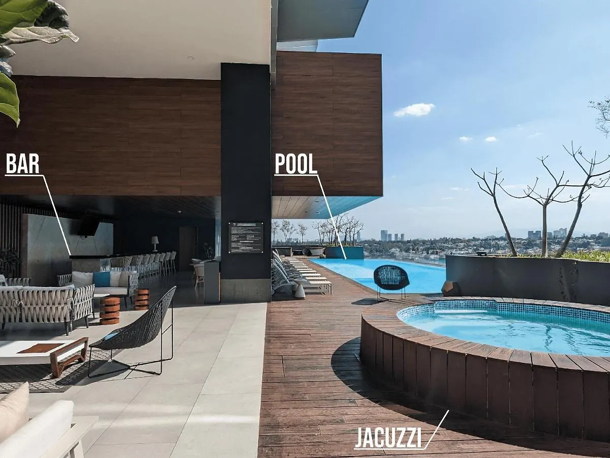 Luxury Condo In Lobby33 Near Andares By Bamboo Guadalajara Apartment